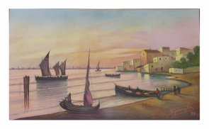 Tramonto sul mare